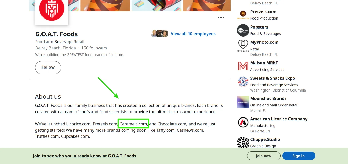 Goat Foods Company