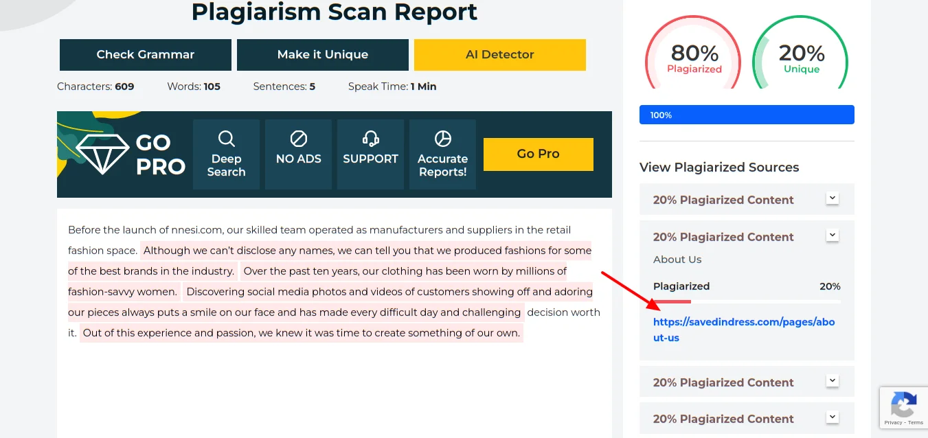 plagiarism checker