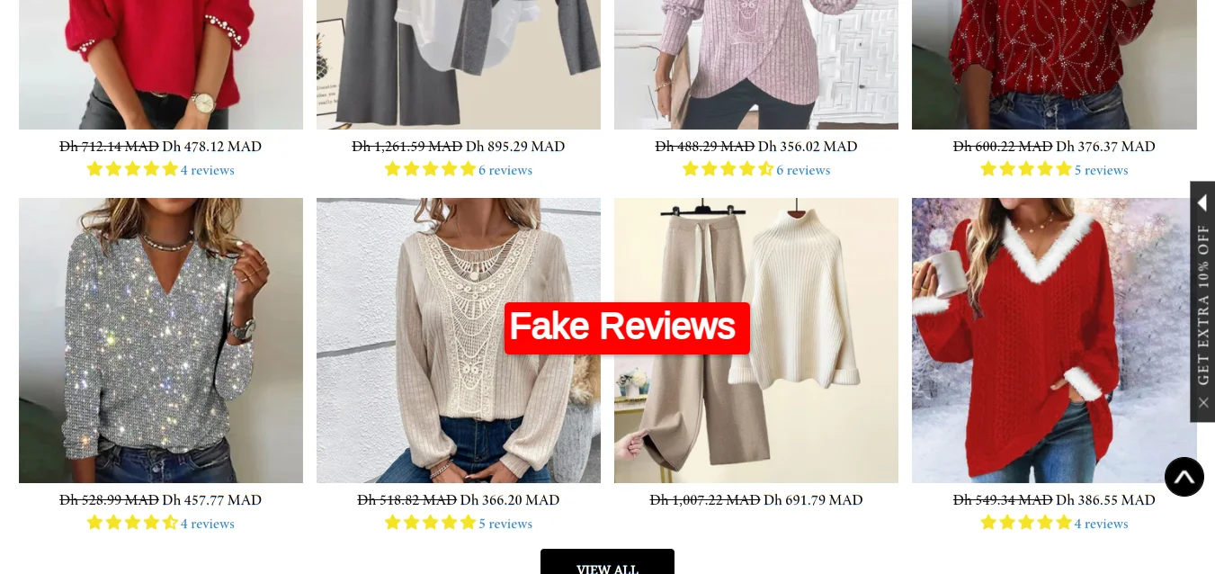 Arwop Fake Reviews