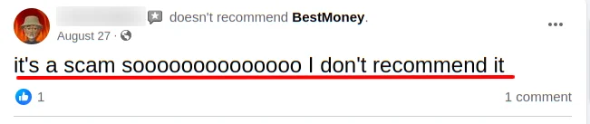 Bestmoney Review 2