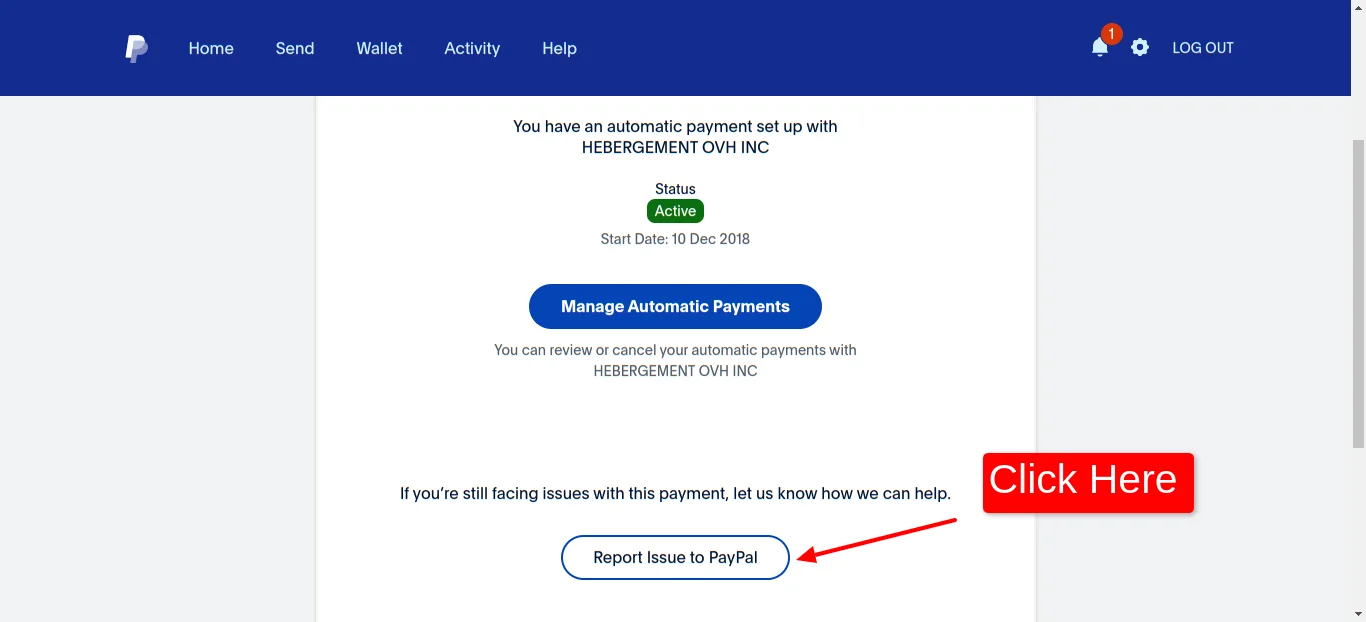 Paypal Resolution Center