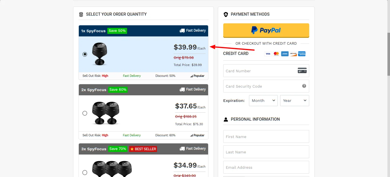 Spyfocus Discount