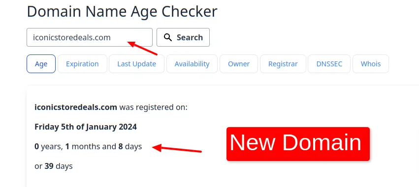 Domain Age